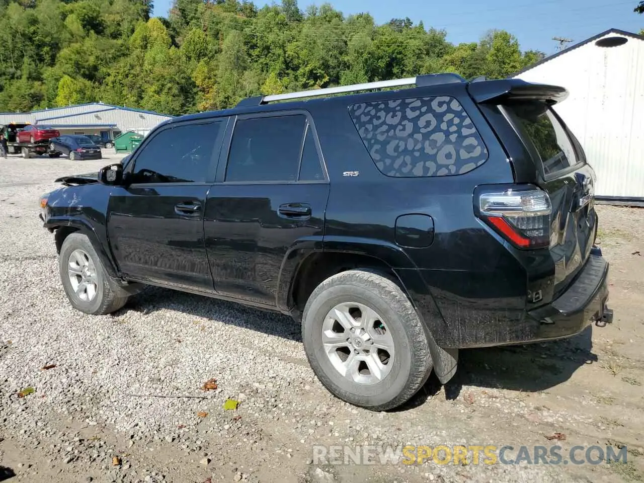 2 Photograph of a damaged car JTEMU5JR1M5918277 TOYOTA 4RUNNER 2021
