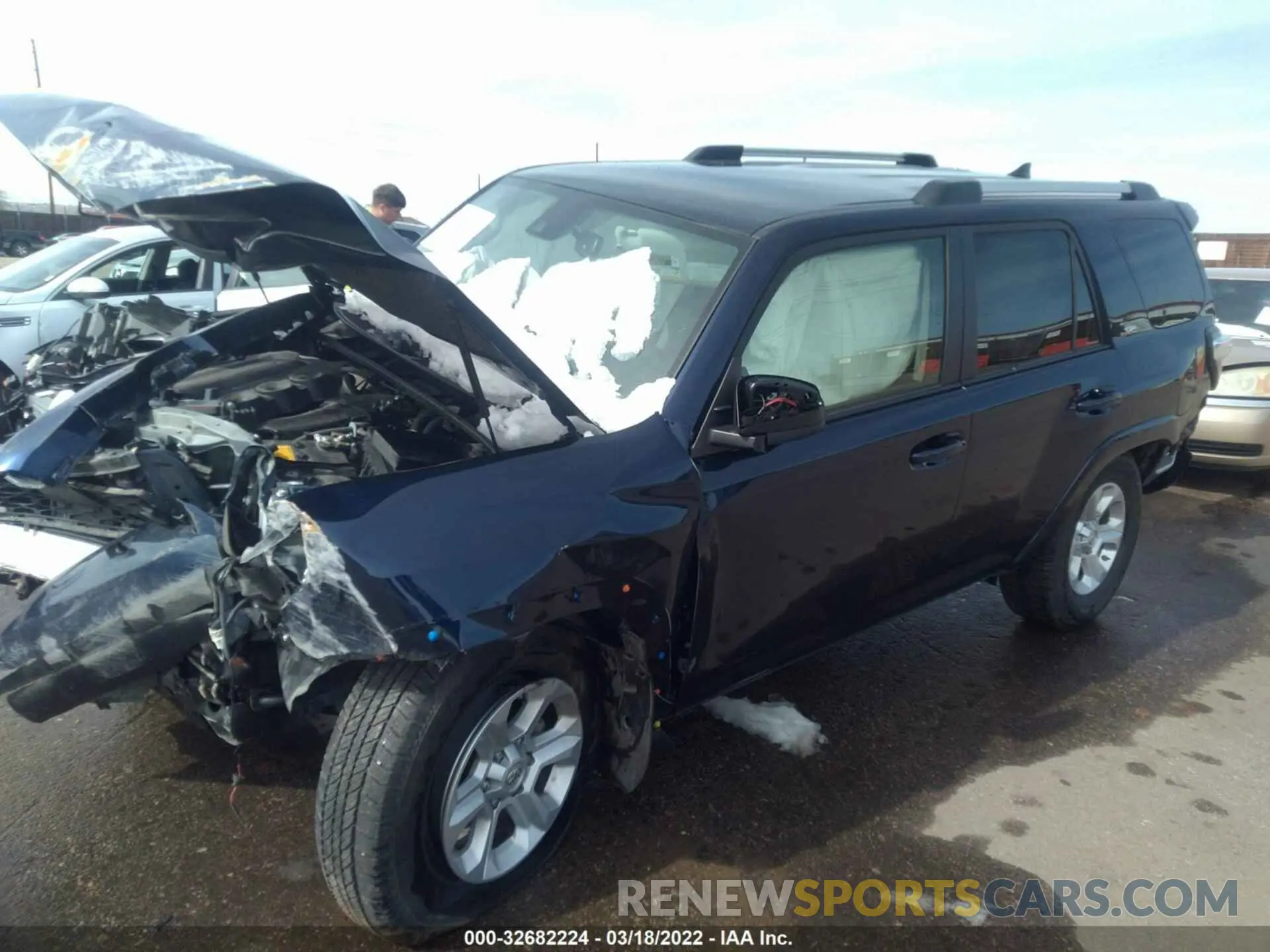 2 Photograph of a damaged car JTEMU5JR3M5899313 TOYOTA 4RUNNER 2021