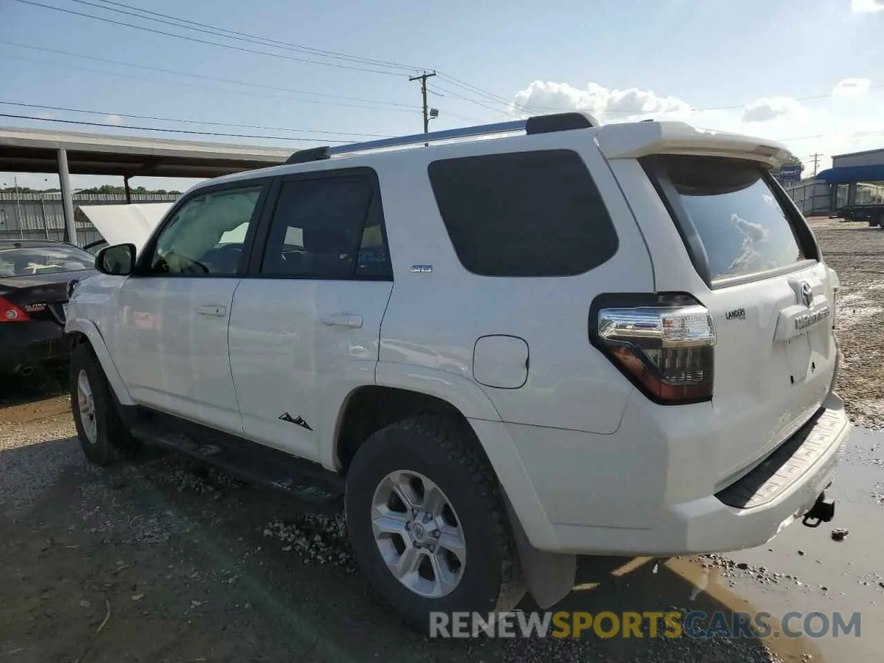 2 Photograph of a damaged car JTEMU5JR3M5920595 TOYOTA 4RUNNER 2021