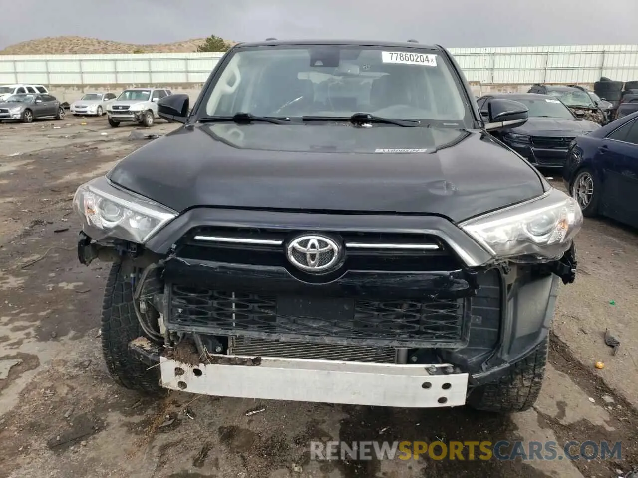 5 Photograph of a damaged car JTEMU5JR4M5922548 TOYOTA 4RUNNER 2021