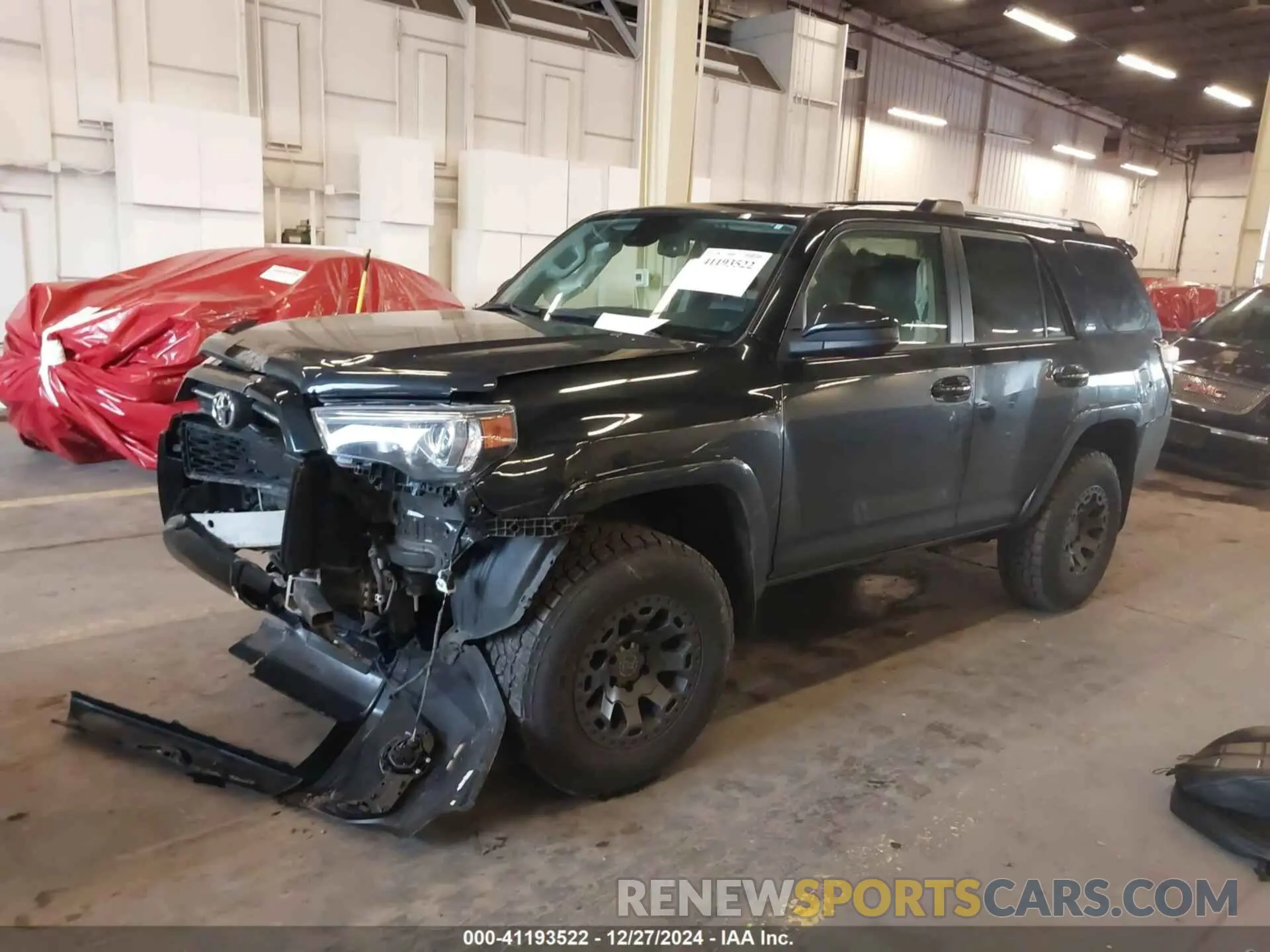 2 Photograph of a damaged car JTEMU5JR6M5851224 TOYOTA 4RUNNER 2021