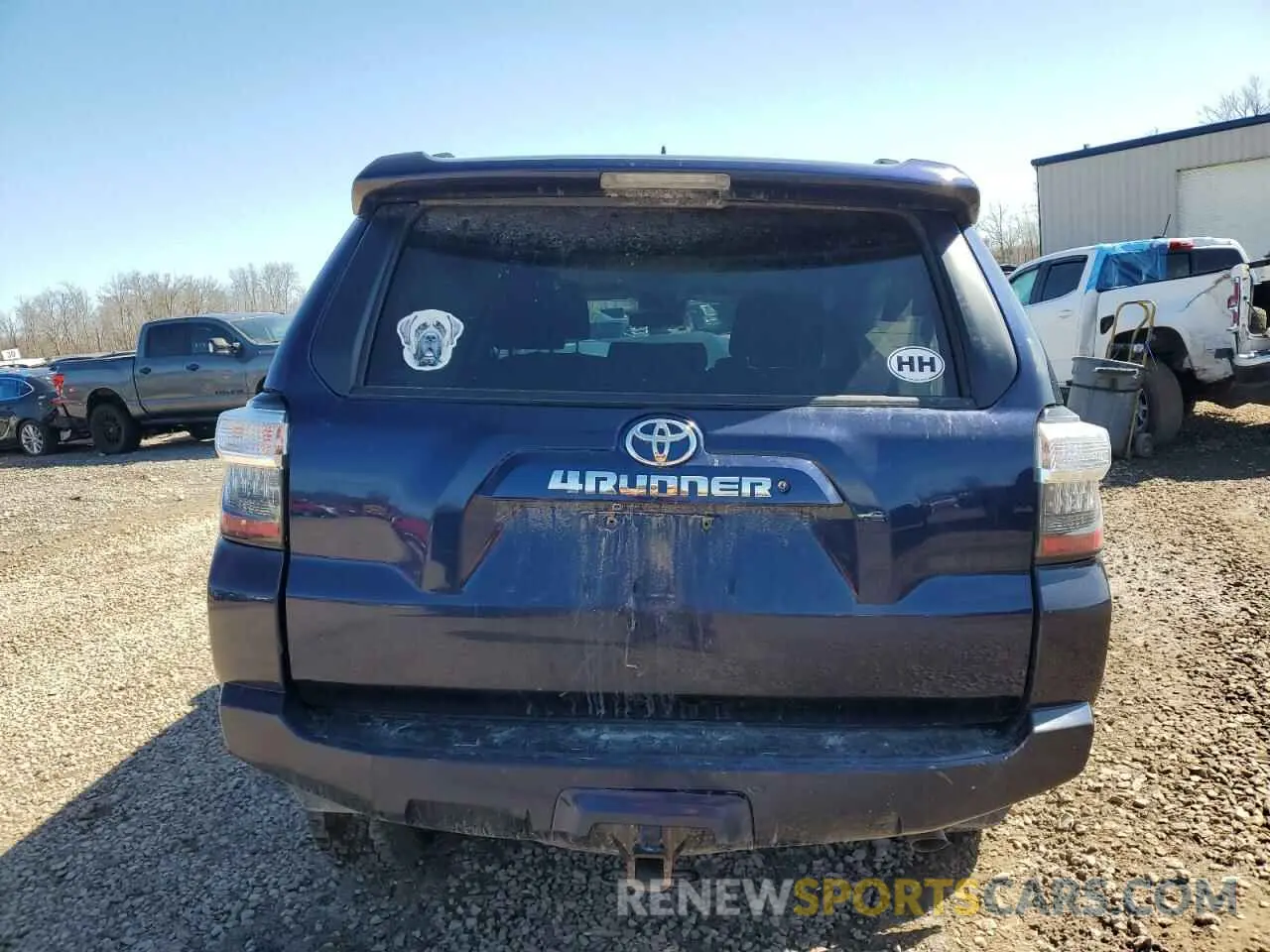 6 Фотография поврежденного автомобиля JTEMU5JR6M5857962 TOYOTA 4RUNNER 2021