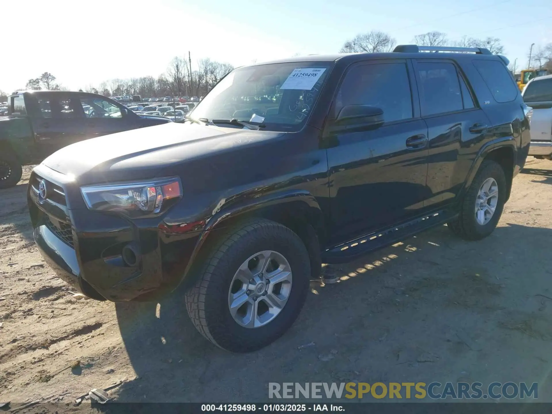 2 Photograph of a damaged car JTEMU5JR6M5893375 TOYOTA 4RUNNER 2021