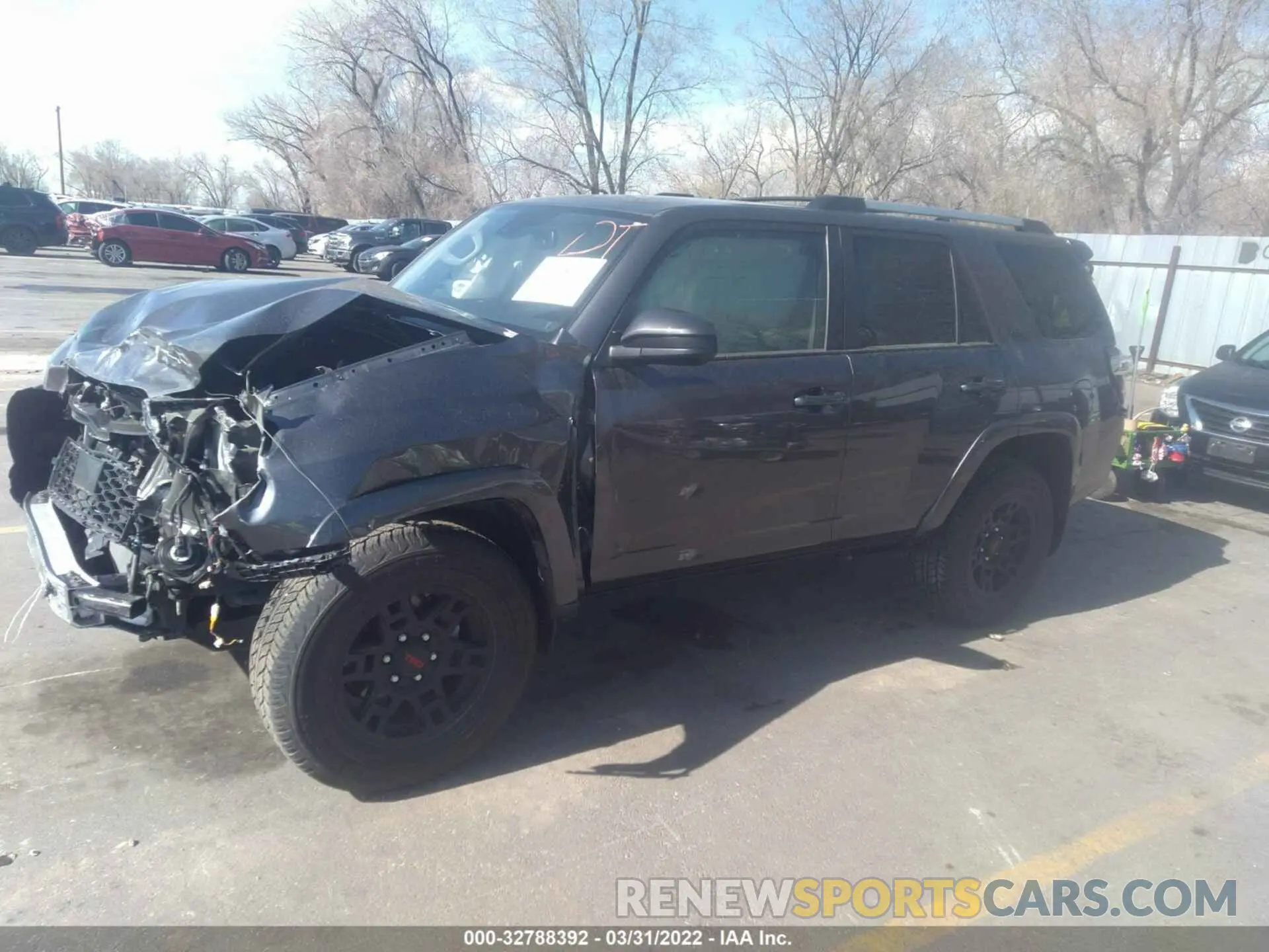 2 Photograph of a damaged car JTEMU5JR6M5955700 TOYOTA 4RUNNER 2021