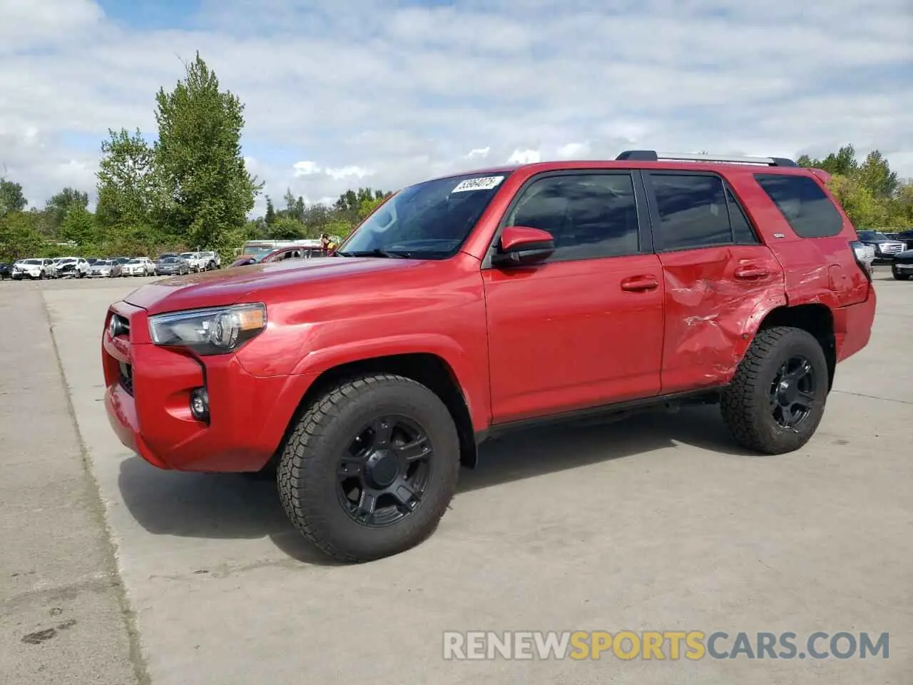 1 Фотография поврежденного автомобиля JTEMU5JR7M5949159 TOYOTA 4RUNNER 2021
