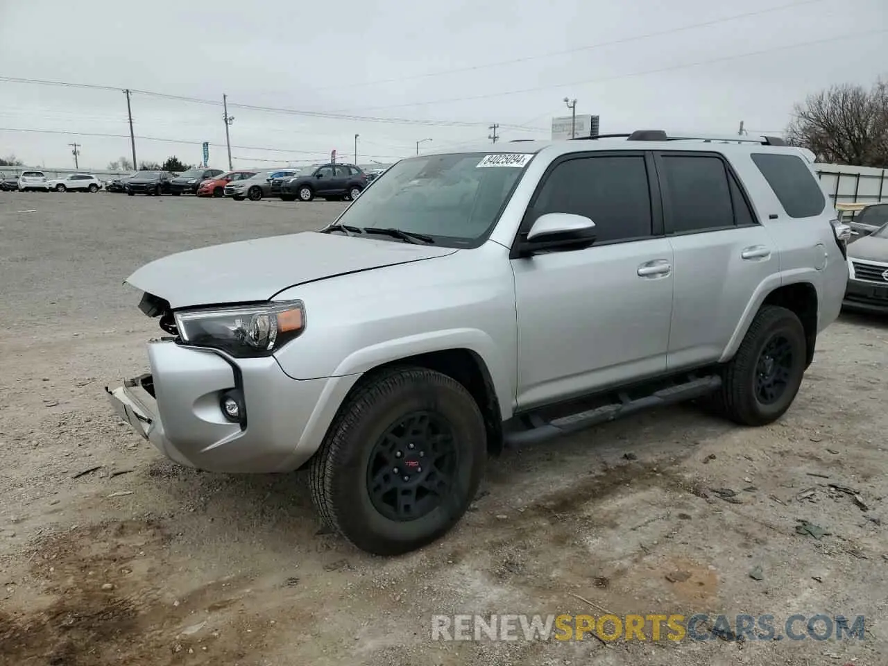 1 Photograph of a damaged car JTEMU5JR7M5964146 TOYOTA 4RUNNER 2021