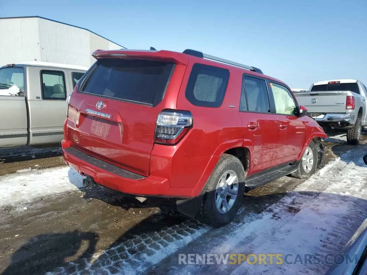 3 Photograph of a damaged car JTEMU5JR8M5932371 TOYOTA 4RUNNER 2021