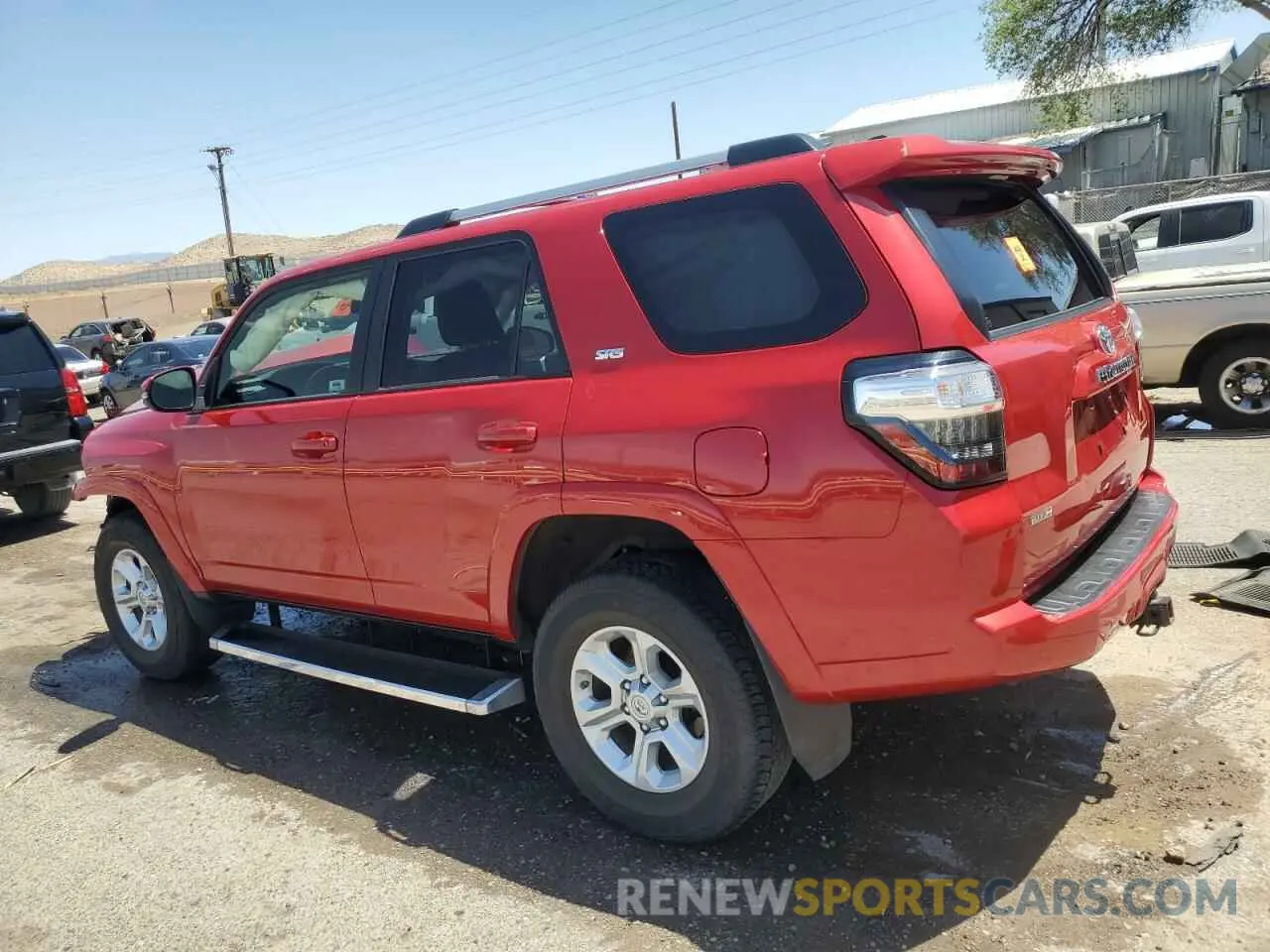 2 Фотография поврежденного автомобиля JTENU5JR0M5856455 TOYOTA 4RUNNER 2021