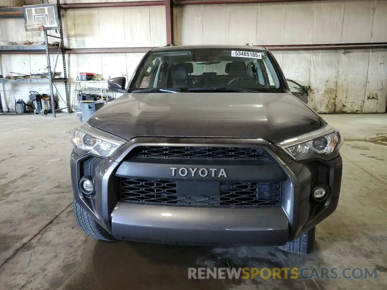 5 Фотография поврежденного автомобиля JTENU5JR0M5945913 TOYOTA 4RUNNER 2021