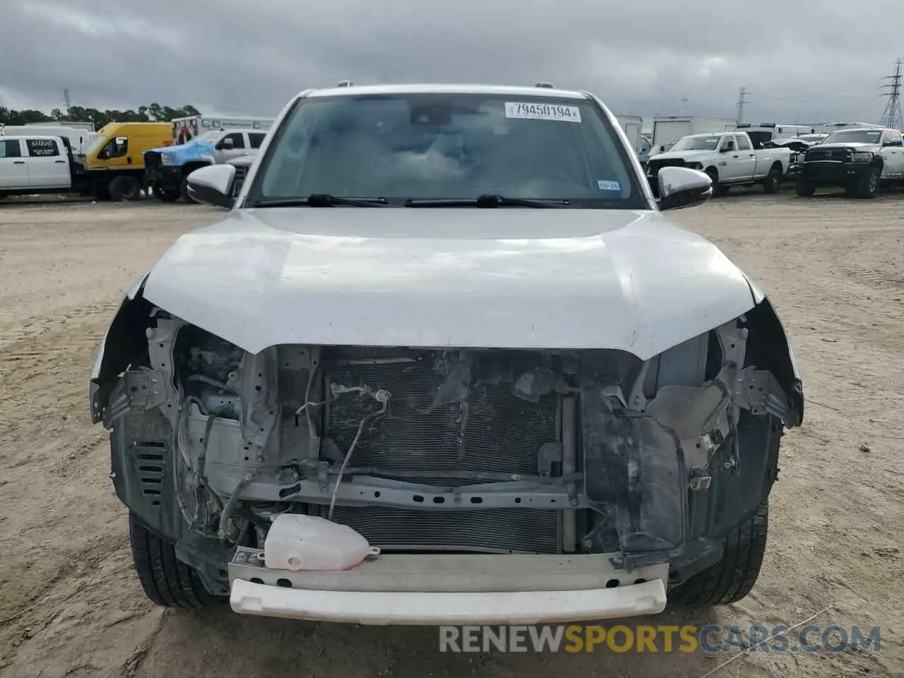 5 Фотография поврежденного автомобиля JTENU5JR1M5931213 TOYOTA 4RUNNER 2021