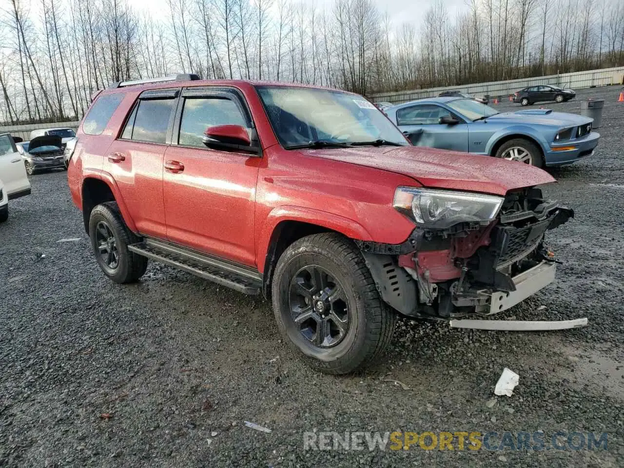 4 Фотография поврежденного автомобиля JTENU5JR2M5925307 TOYOTA 4RUNNER 2021