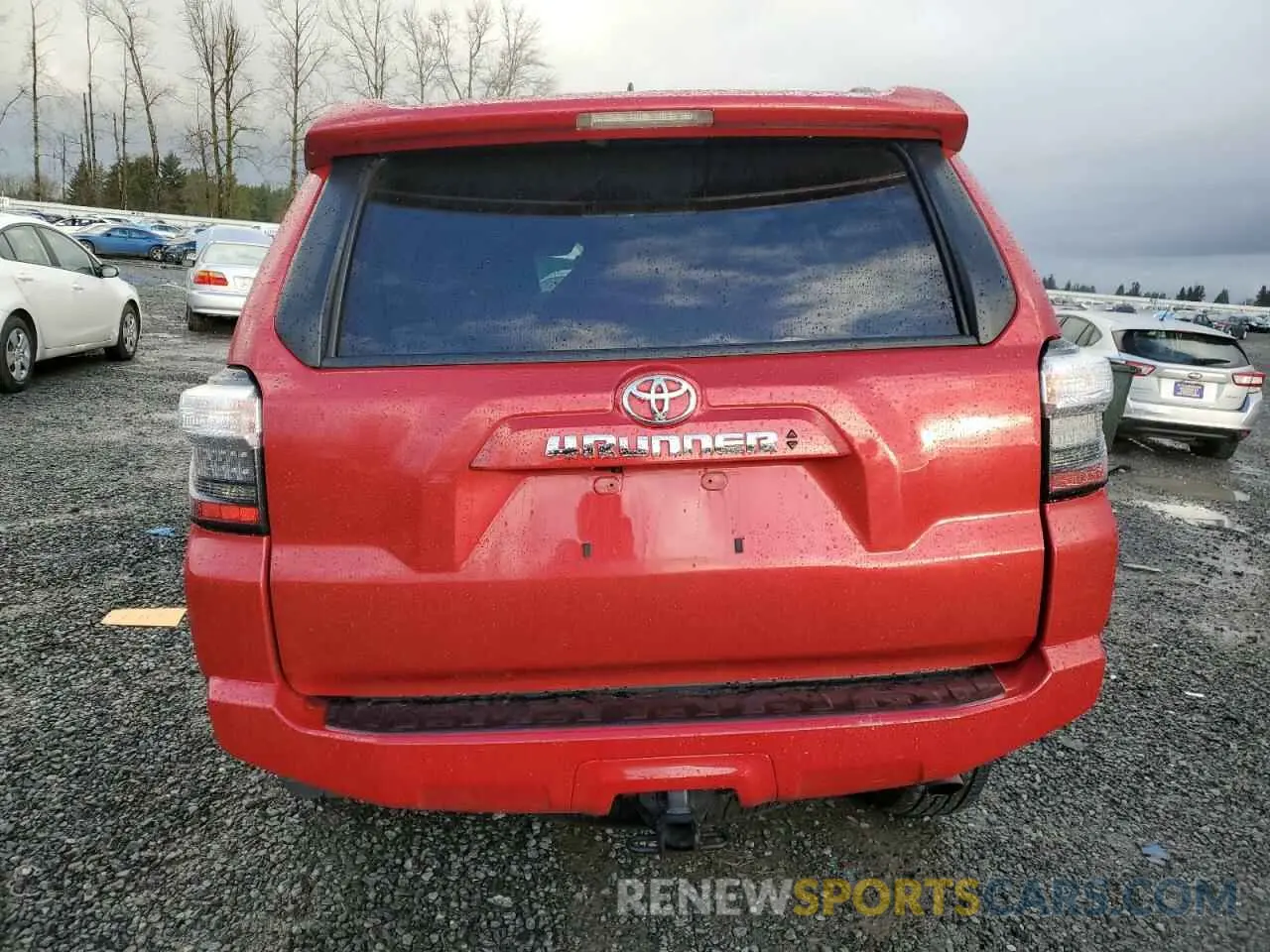 6 Фотография поврежденного автомобиля JTENU5JR2M5925307 TOYOTA 4RUNNER 2021