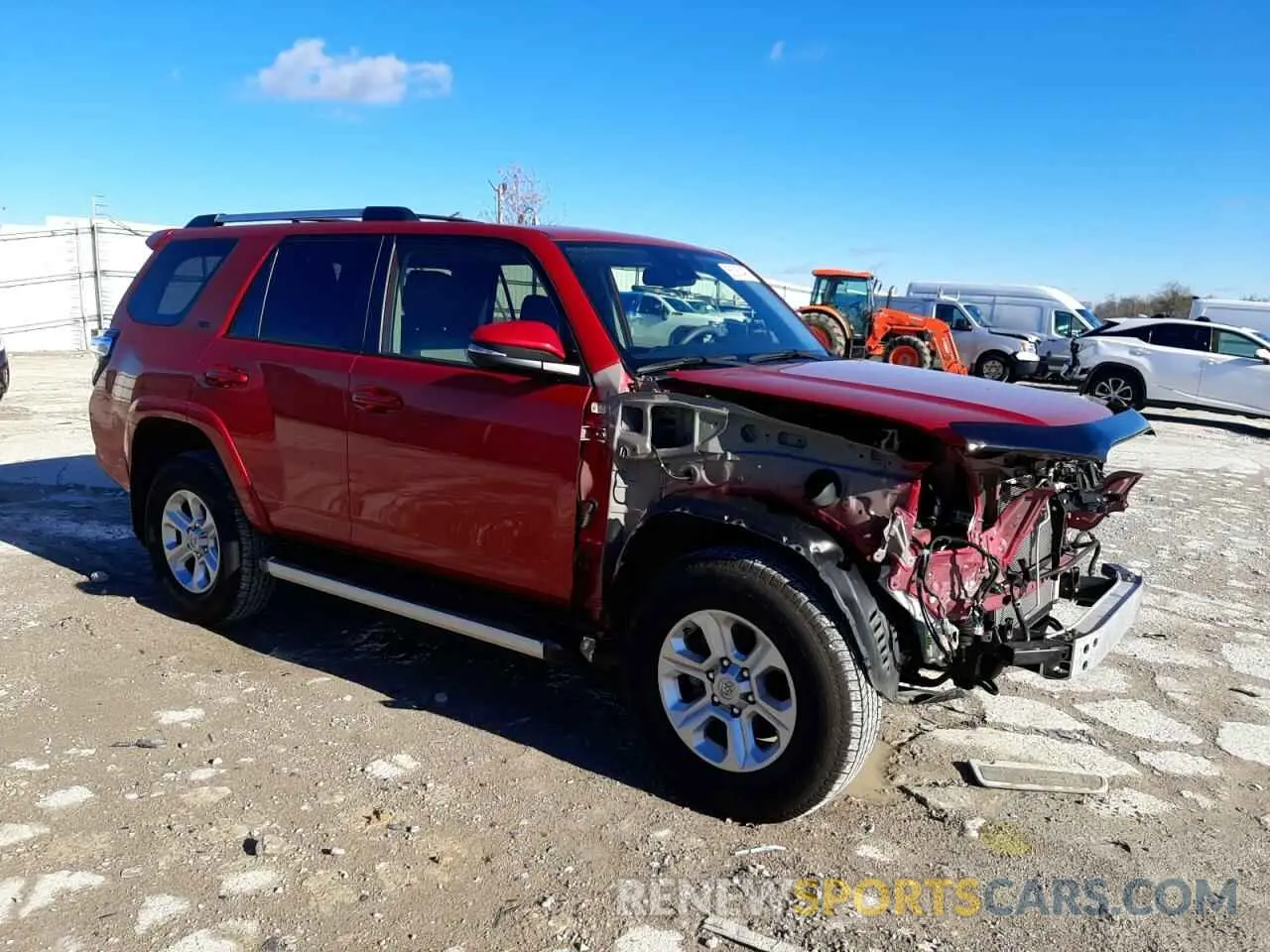 4 Photograph of a damaged car JTENU5JR2M5956427 TOYOTA 4RUNNER 2021