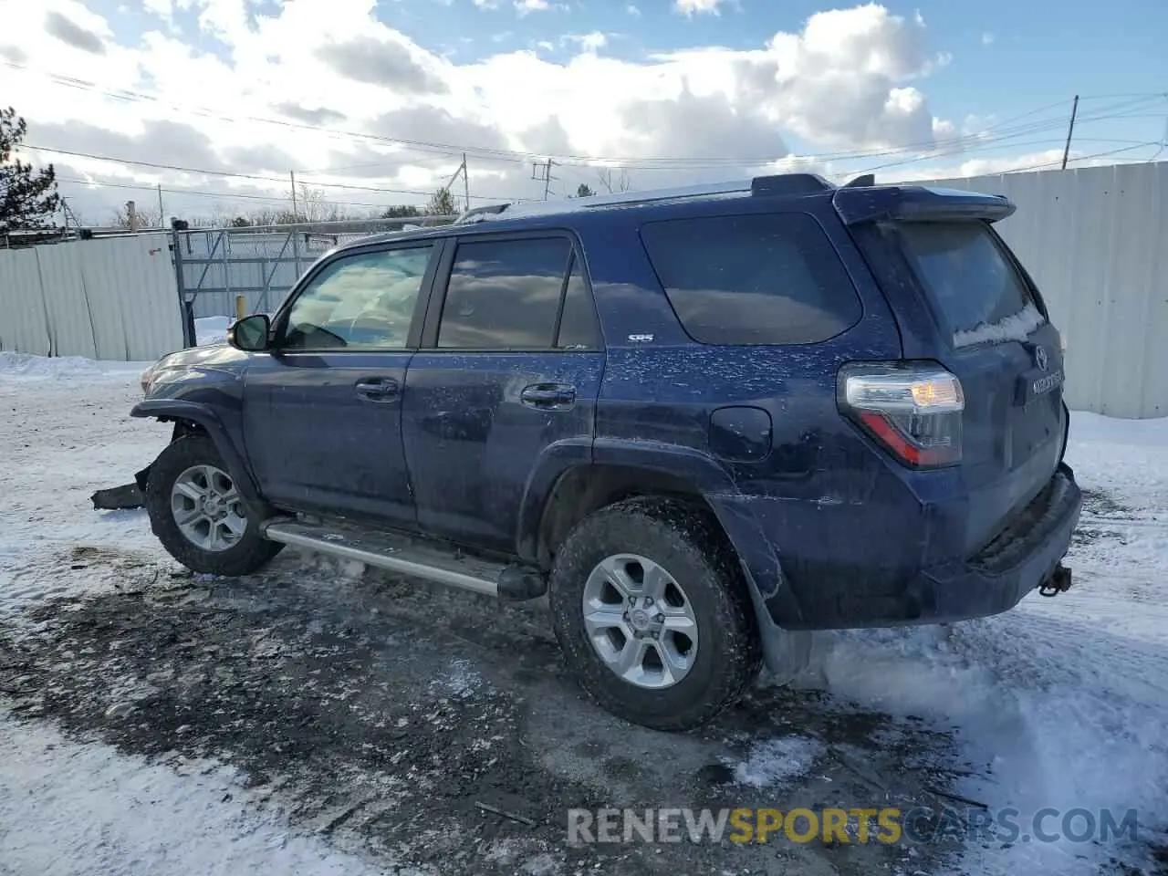 2 Photograph of a damaged car JTENU5JR3M5936395 TOYOTA 4RUNNER 2021