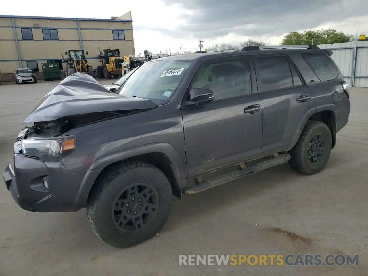 1 Photograph of a damaged car JTENU5JR5M5886633 TOYOTA 4RUNNER 2021