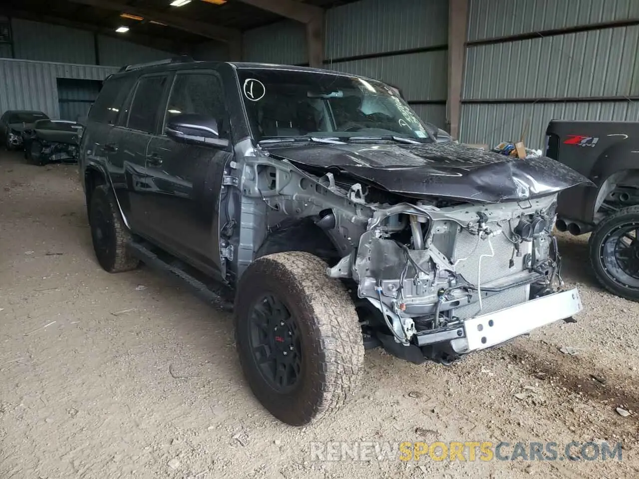 1 Photograph of a damaged car JTENU5JR5M5962576 TOYOTA 4RUNNER 2021