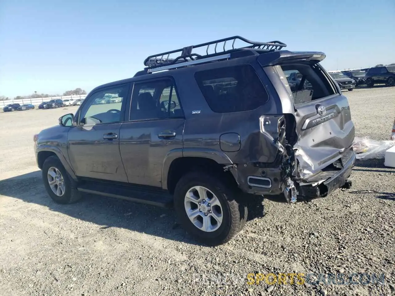 2 Photograph of a damaged car JTENU5JR6M5900328 TOYOTA 4RUNNER 2021