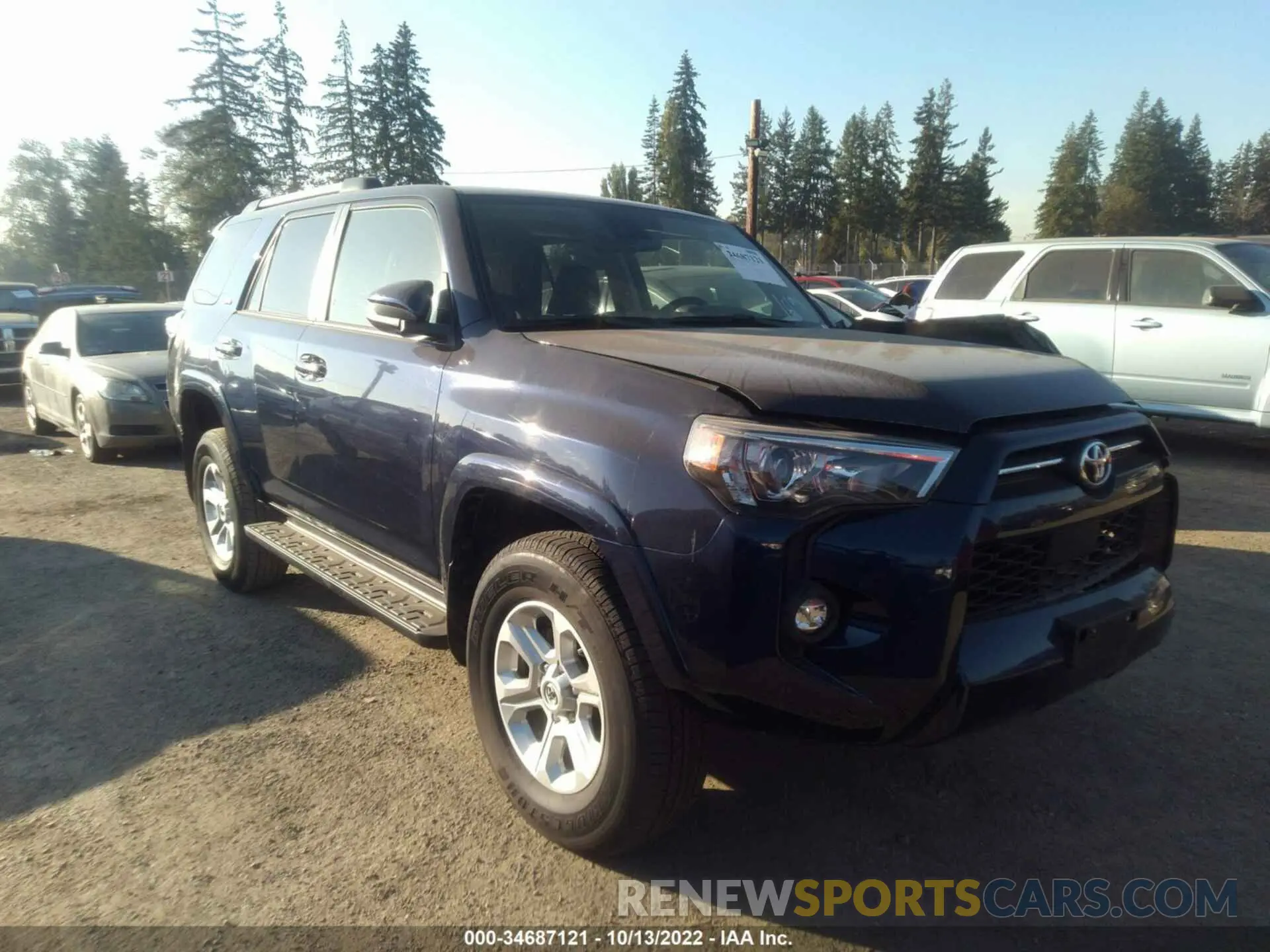1 Фотография поврежденного автомобиля JTENU5JR7M5897701 TOYOTA 4RUNNER 2021