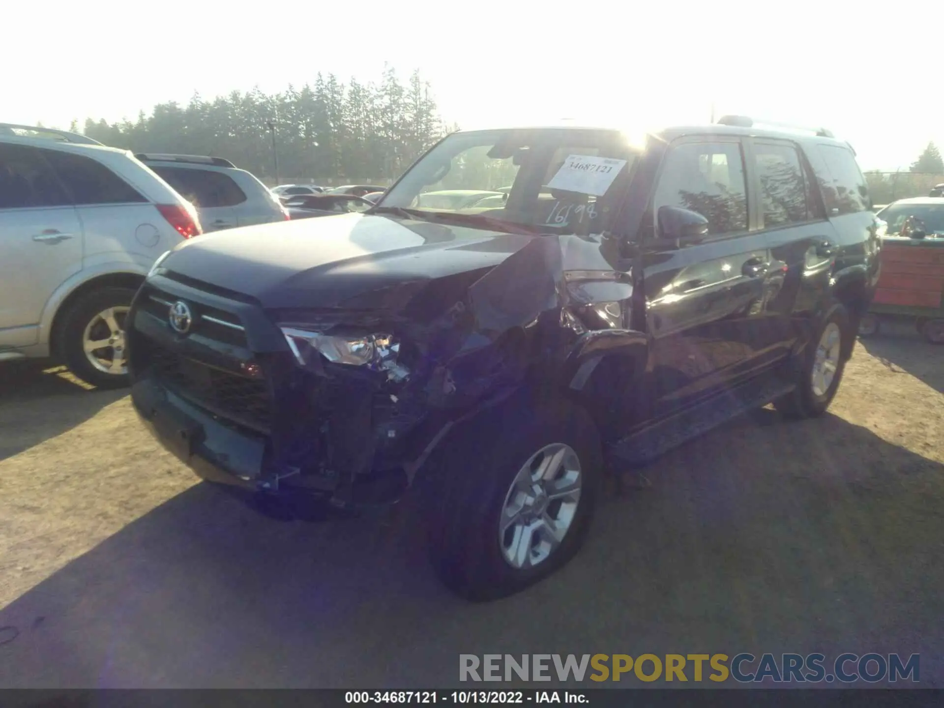 2 Фотография поврежденного автомобиля JTENU5JR7M5897701 TOYOTA 4RUNNER 2021