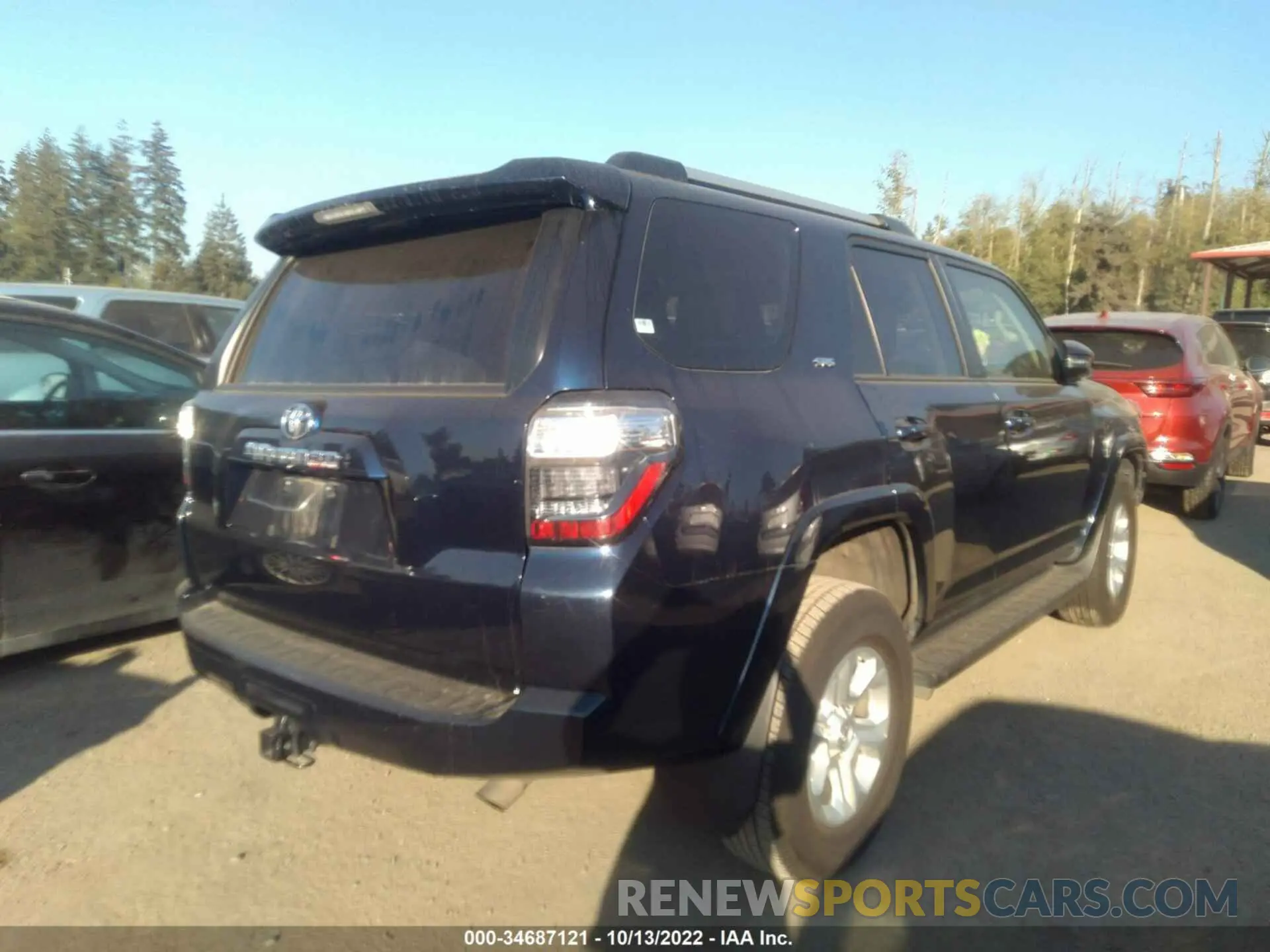 4 Фотография поврежденного автомобиля JTENU5JR7M5897701 TOYOTA 4RUNNER 2021