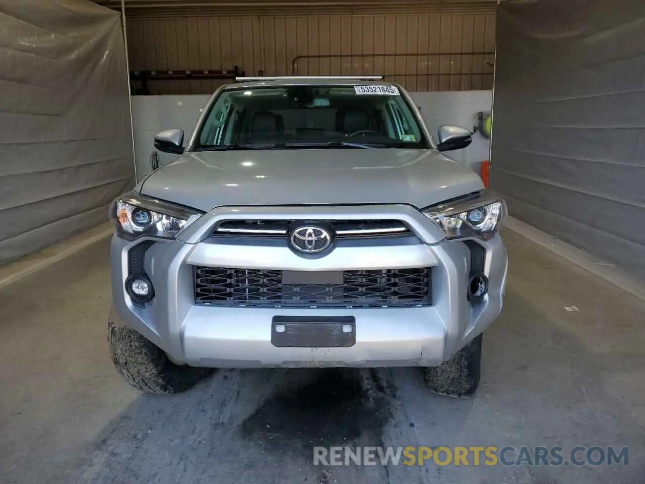 5 Photograph of a damaged car JTENU5JR9M5838293 TOYOTA 4RUNNER 2021