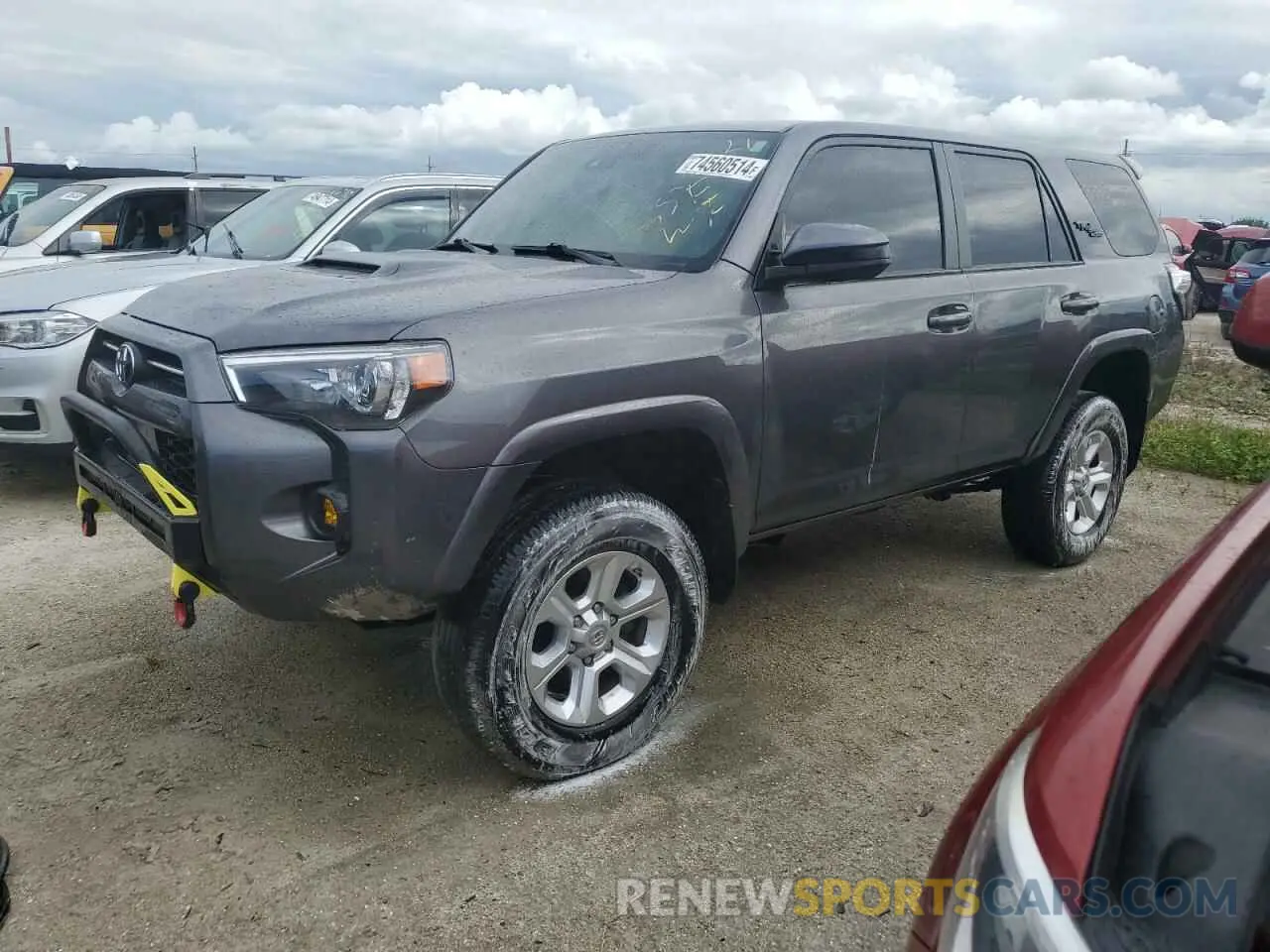 1 Photograph of a damaged car JTEPU5JR1M5862418 TOYOTA 4RUNNER 2021