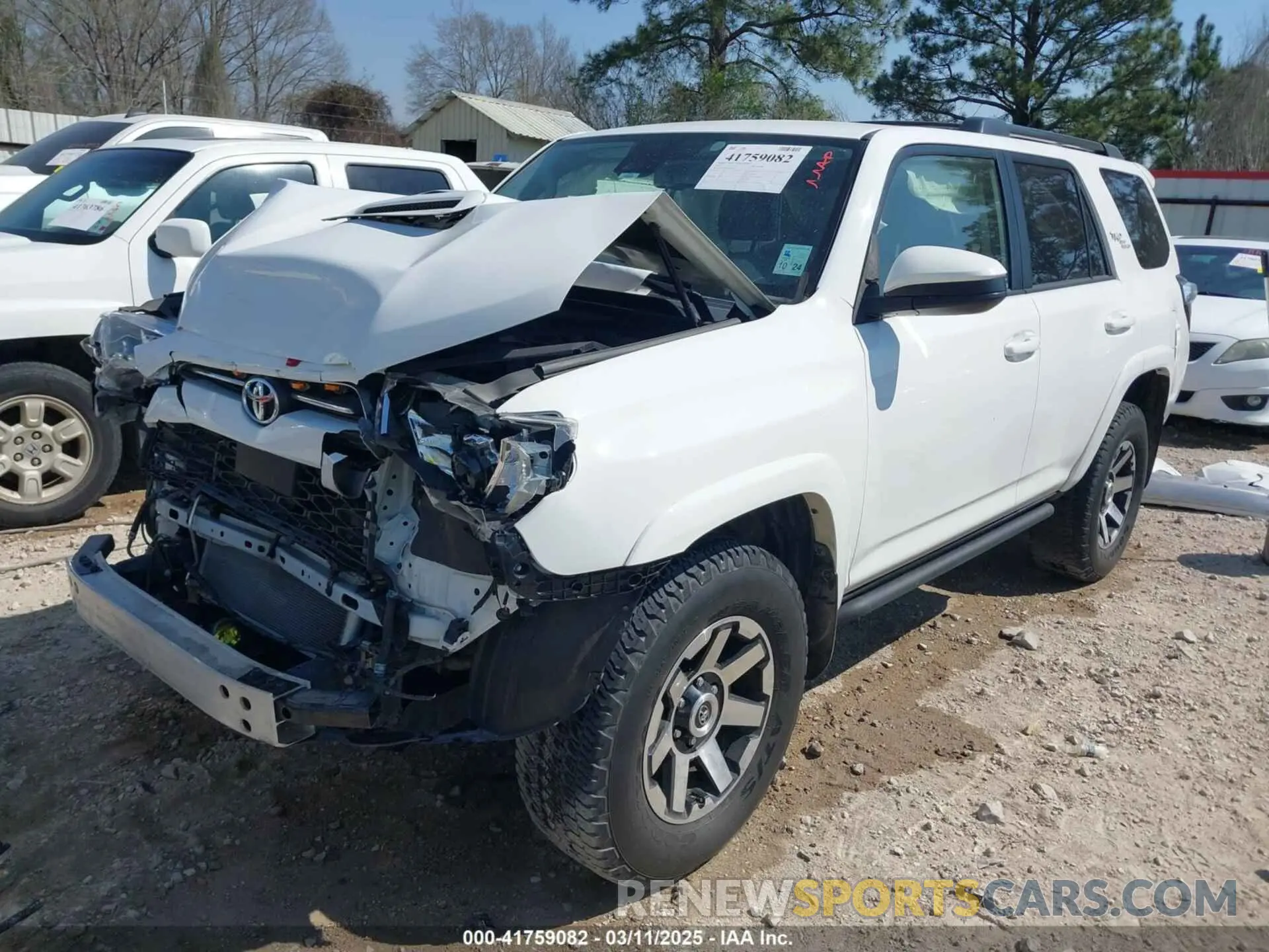 2 Фотография поврежденного автомобиля JTEPU5JR4M5838551 TOYOTA 4RUNNER 2021