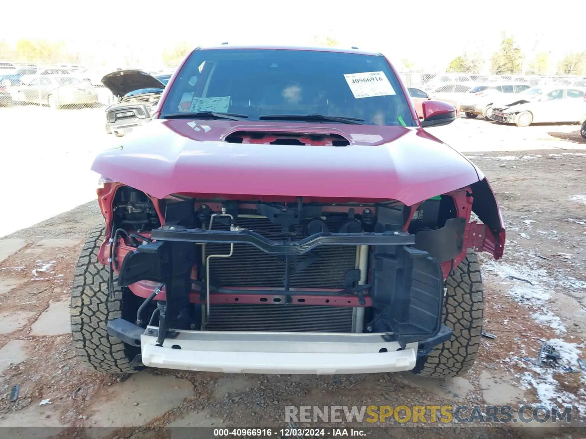 12 Фотография поврежденного автомобиля JTEPU5JRXM5886619 TOYOTA 4RUNNER 2021