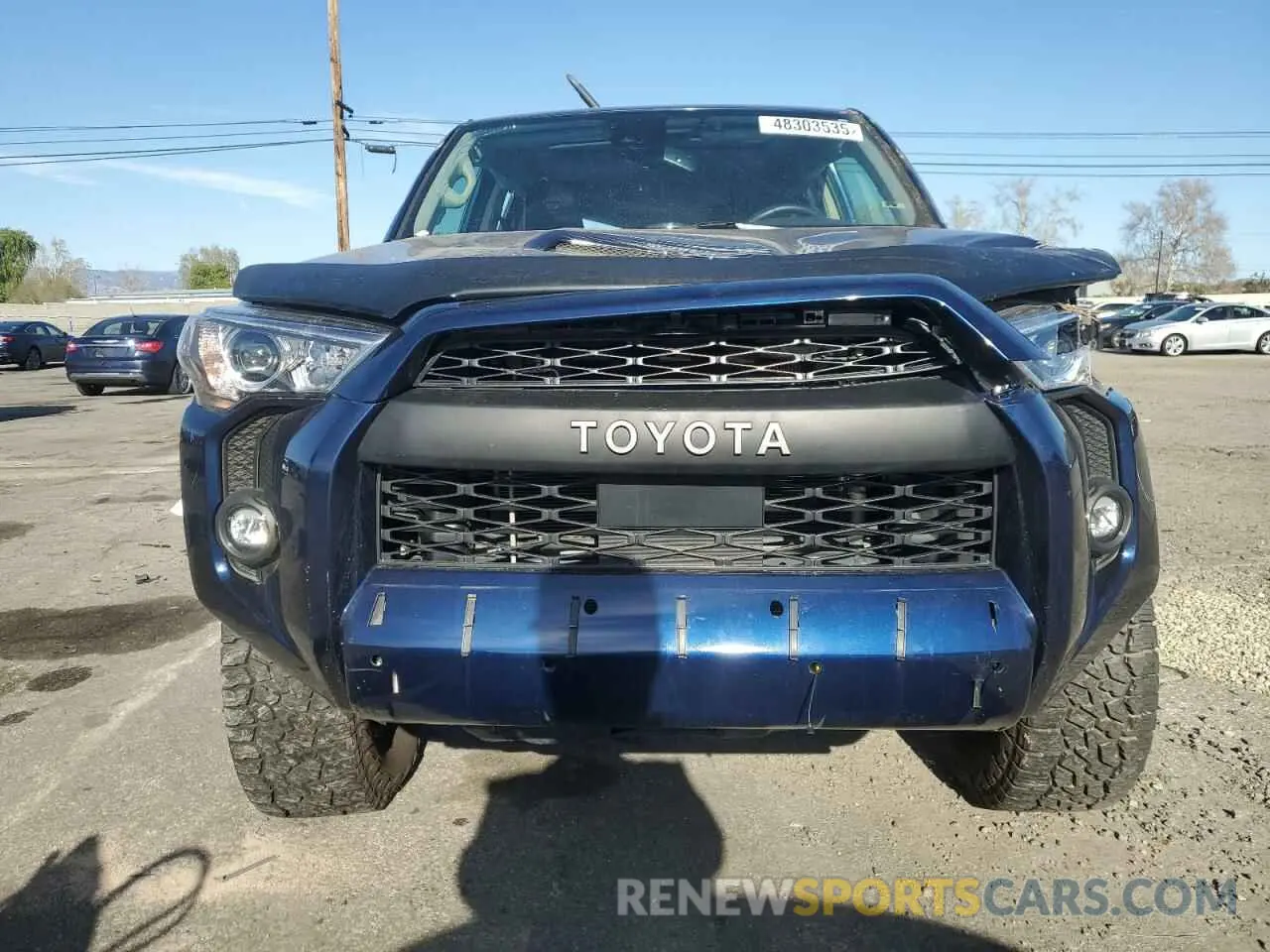 5 Фотография поврежденного автомобиля JTERU5JR1M5845692 TOYOTA 4RUNNER 2021