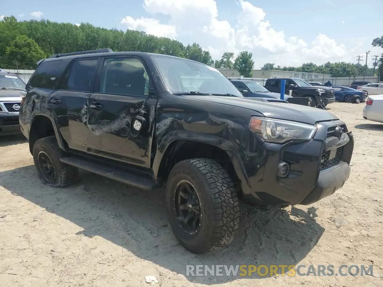 4 Фотография поврежденного автомобиля JTERU5JR3M5915631 TOYOTA 4RUNNER 2021