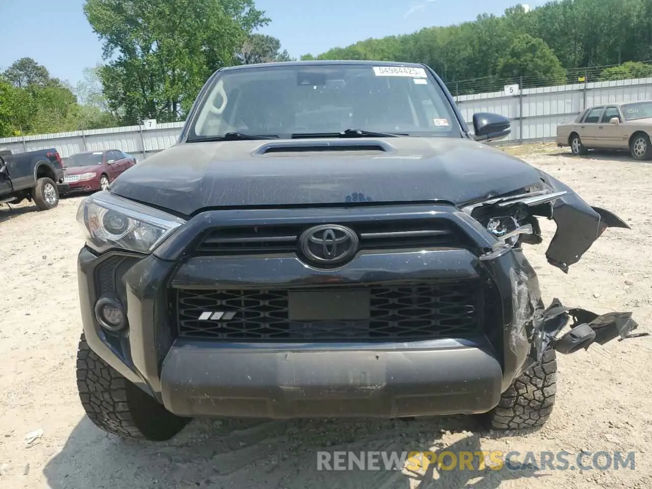 5 Фотография поврежденного автомобиля JTERU5JR3M5915631 TOYOTA 4RUNNER 2021