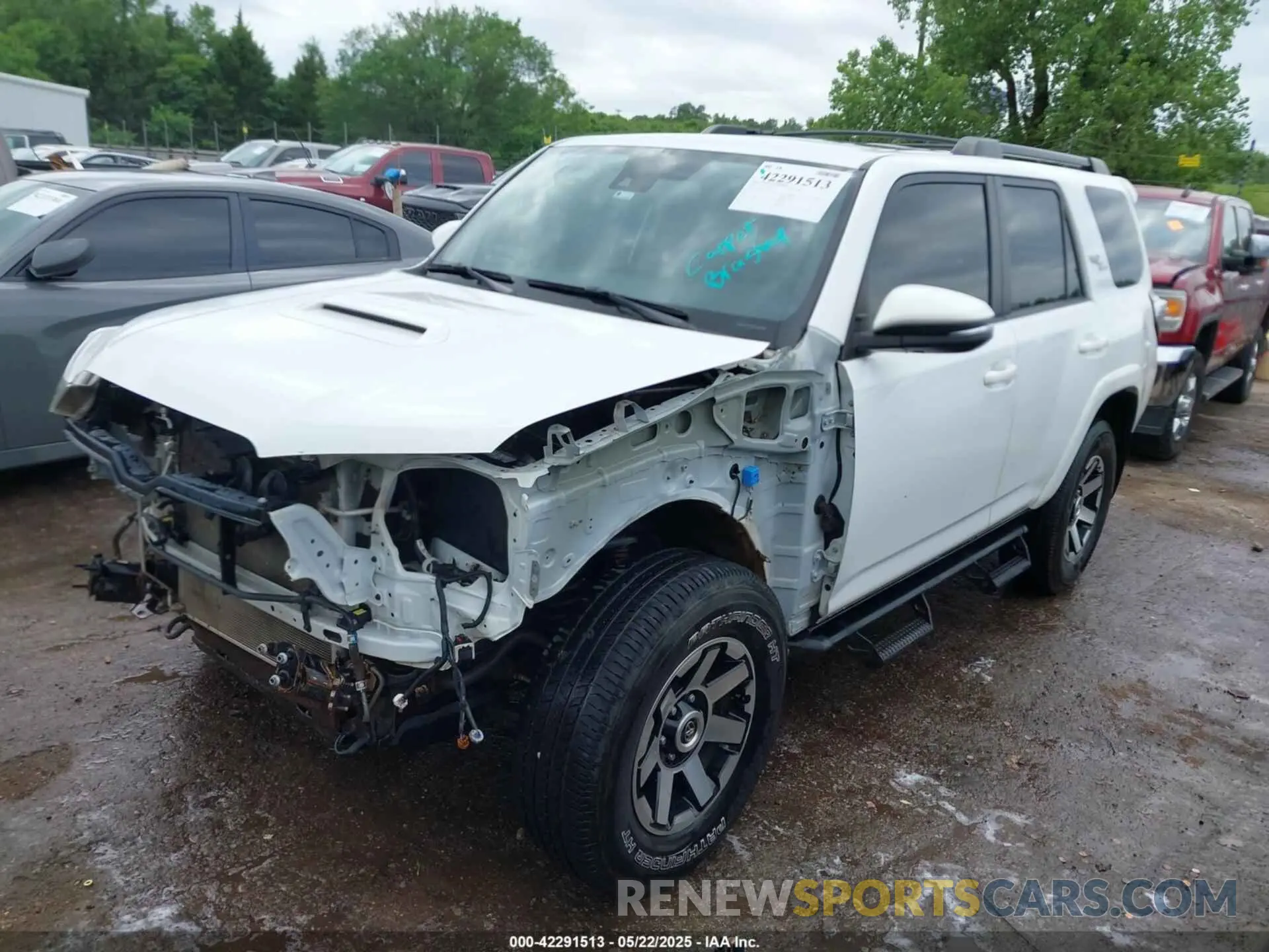 2 Фотография поврежденного автомобиля JTERU5JR3M5954879 TOYOTA 4RUNNER 2021