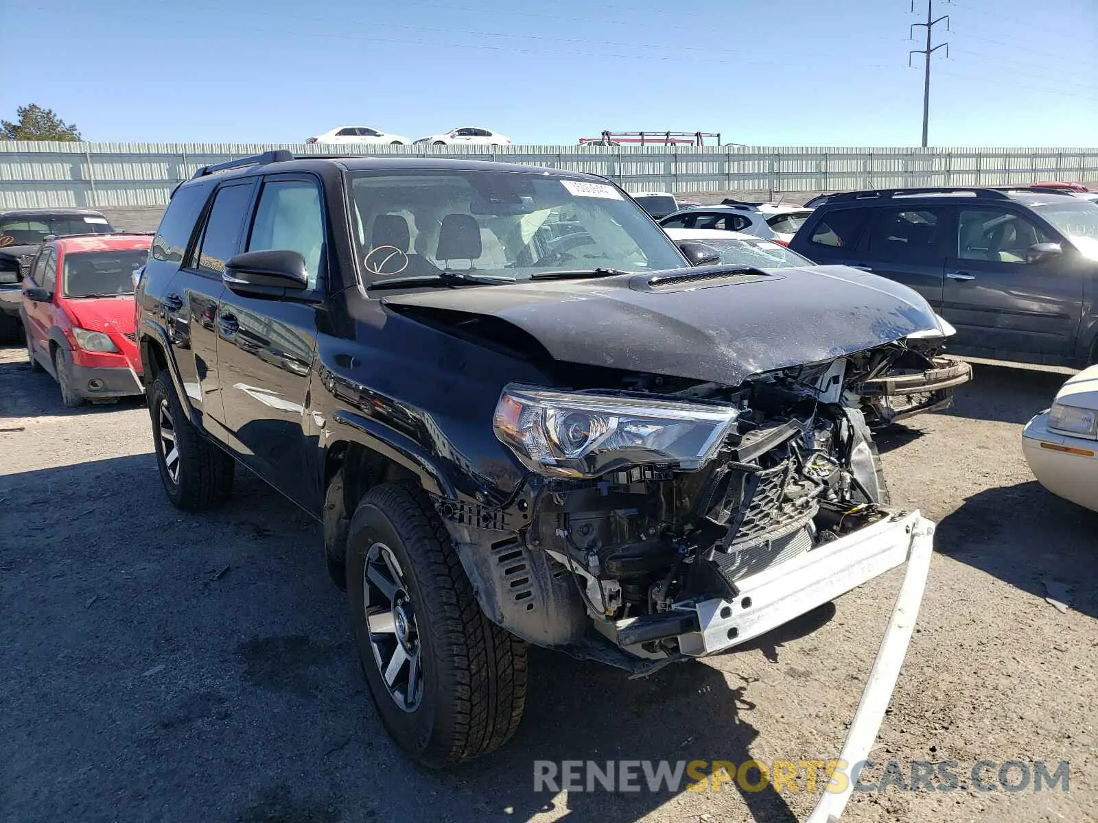 1 Photograph of a damaged car JTERU5JR6M5873570 TOYOTA 4RUNNER 2021