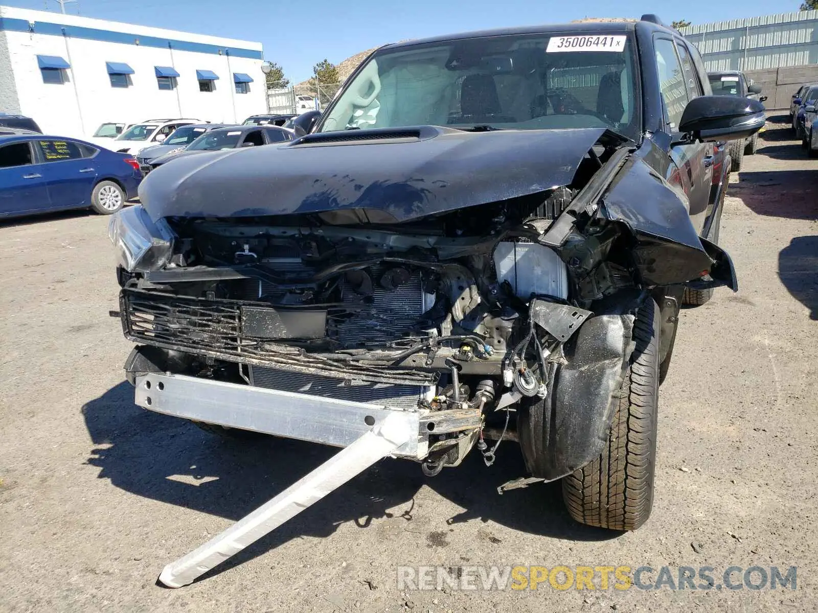 9 Photograph of a damaged car JTERU5JR6M5873570 TOYOTA 4RUNNER 2021