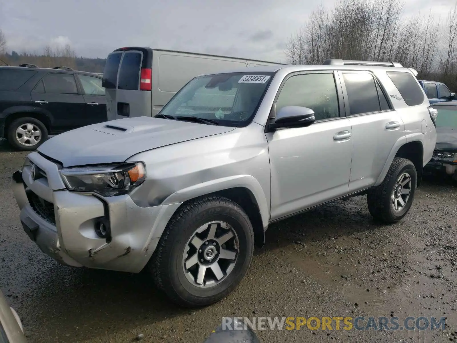 2 Photograph of a damaged car JTERU5JR8M5846788 TOYOTA 4RUNNER 2021