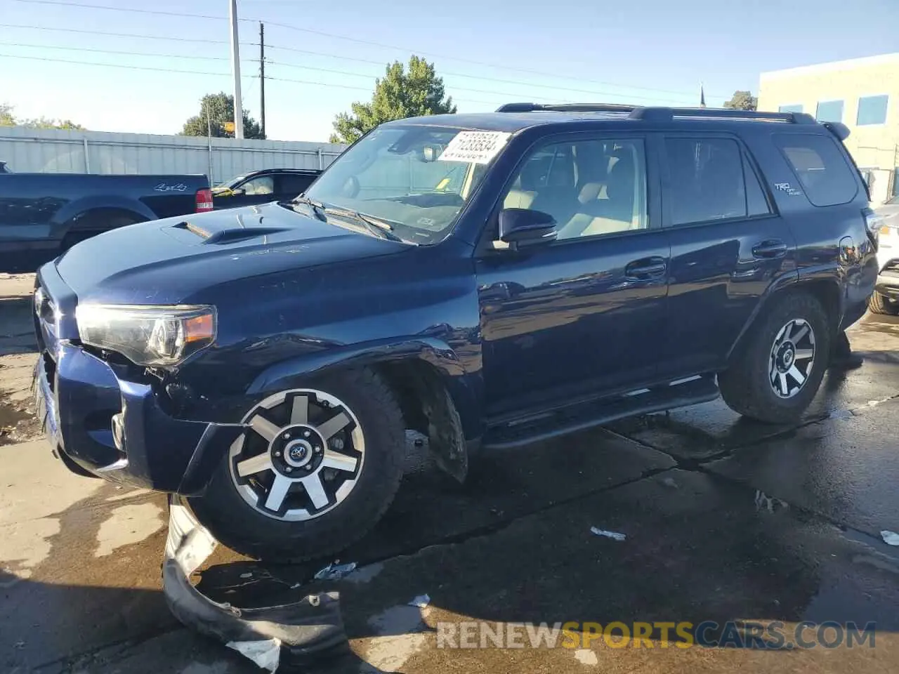 1 Photograph of a damaged car JTERU5JR9M5909994 TOYOTA 4RUNNER 2021