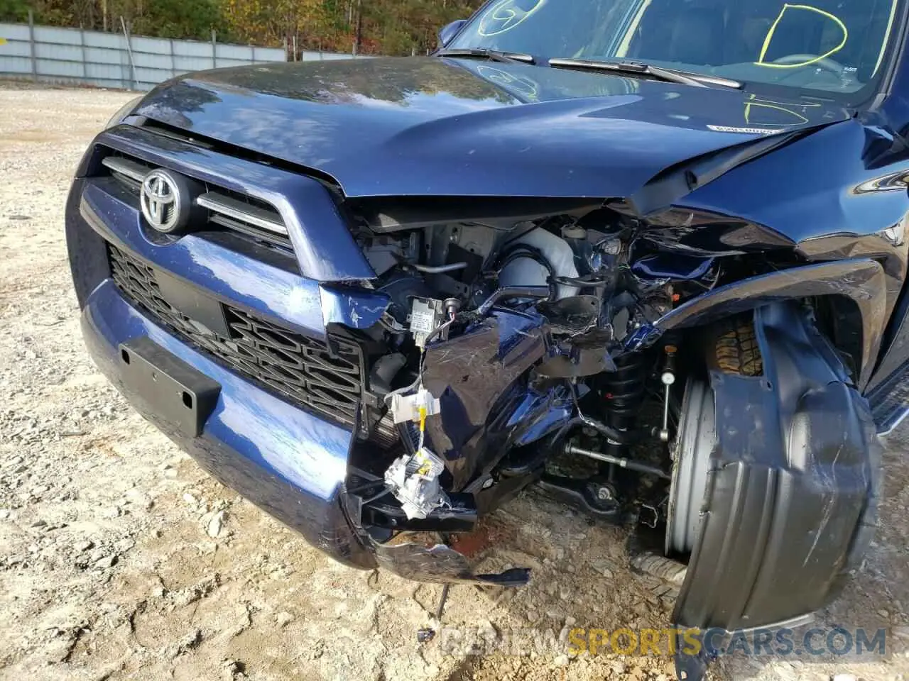 9 Фотография поврежденного автомобиля JTEEU5JR0N5273109 TOYOTA 4RUNNER 2022