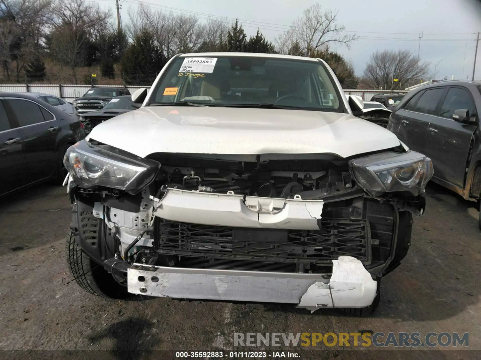 6 Photograph of a damaged car JTEEU5JR2N5255713 TOYOTA 4RUNNER 2022