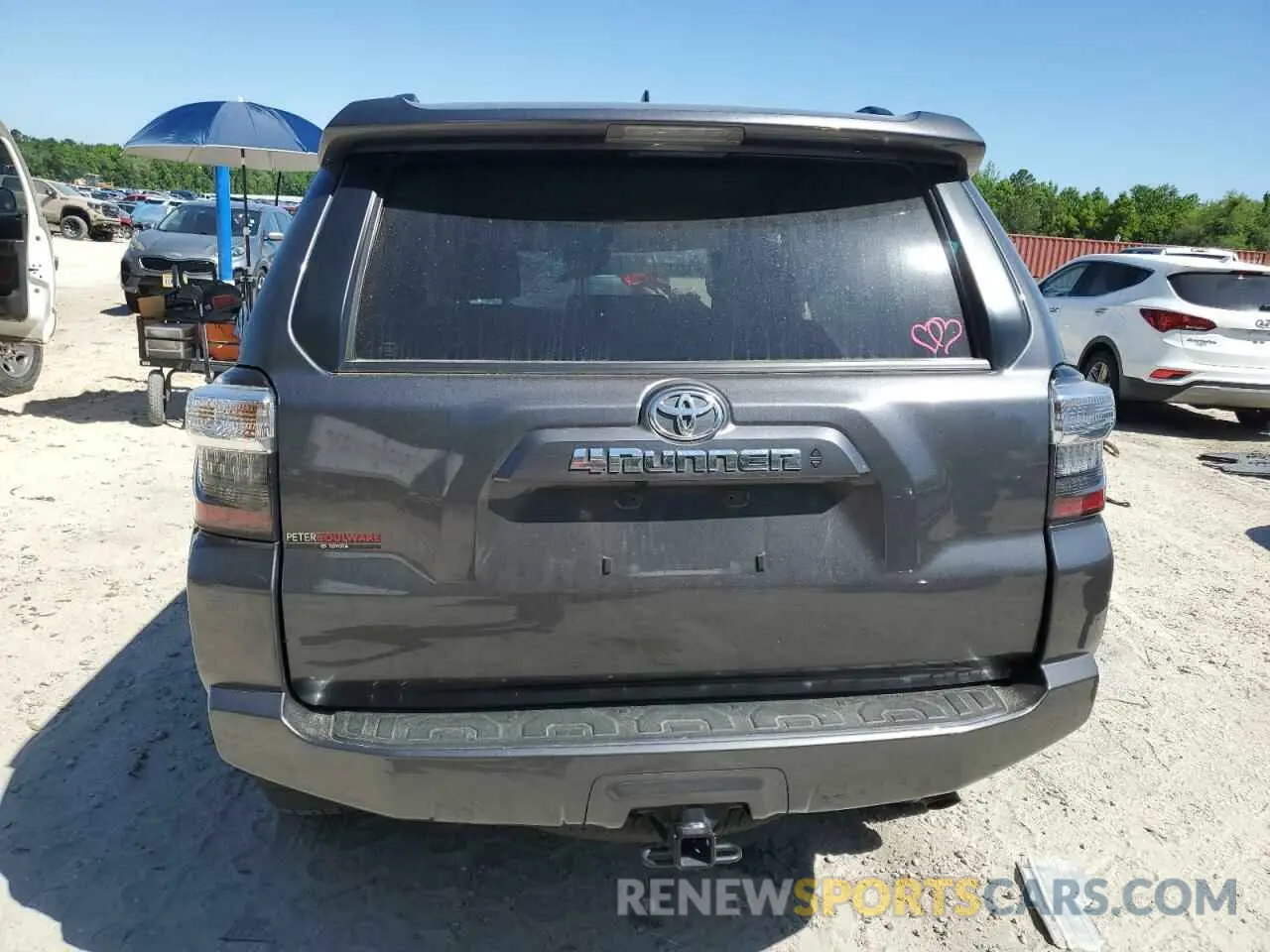 6 Photograph of a damaged car JTEEU5JR4N5259343 TOYOTA 4RUNNER 2022
