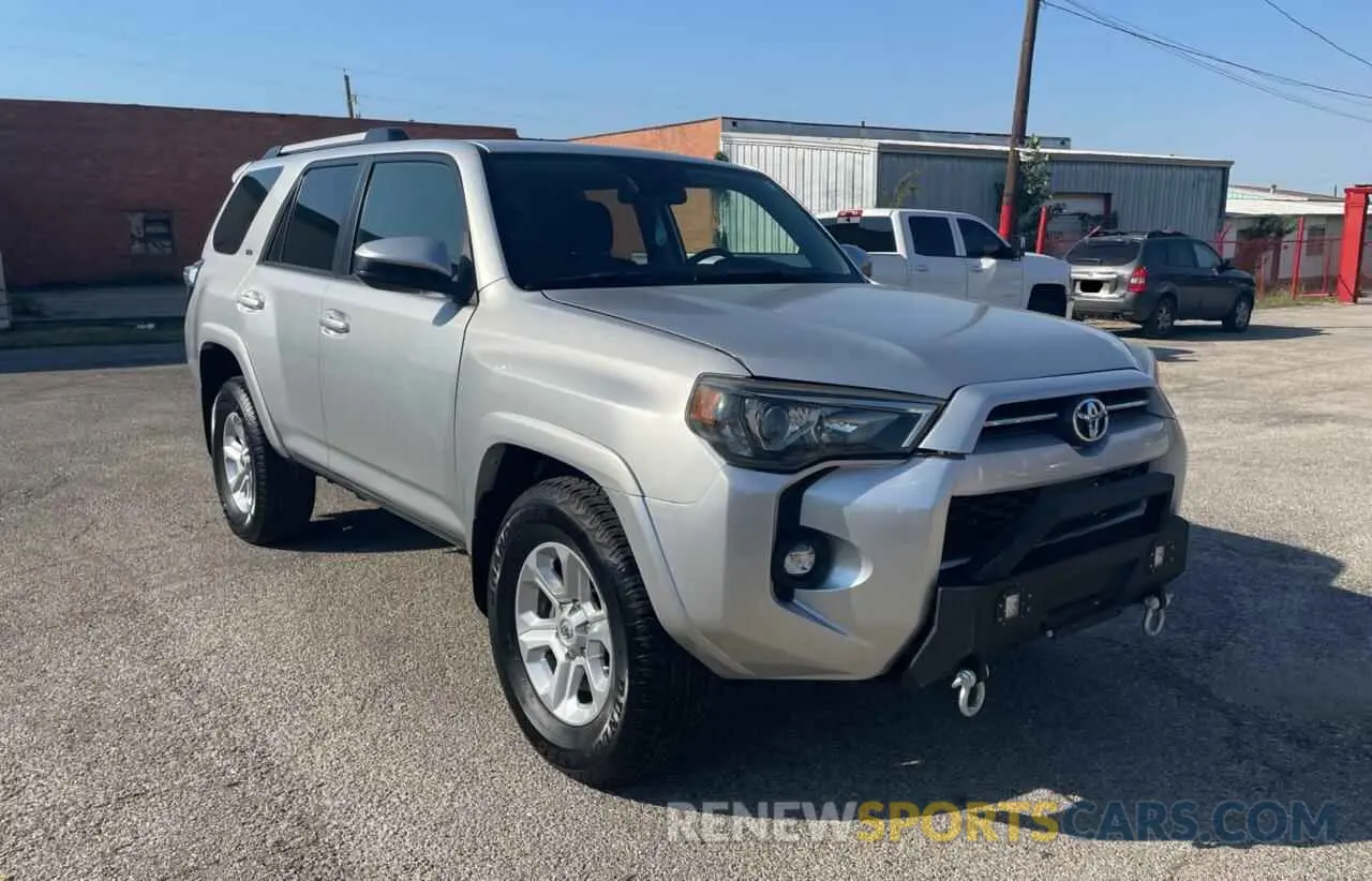 1 Photograph of a damaged car JTEEU5JR6N5273518 TOYOTA 4RUNNER 2022