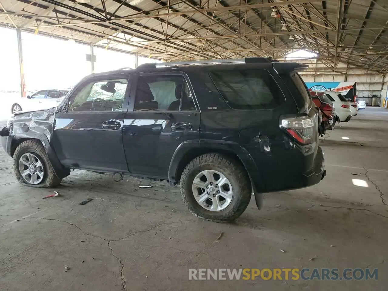 2 Фотография поврежденного автомобиля JTEEU5JR7N5271700 TOYOTA 4RUNNER 2022