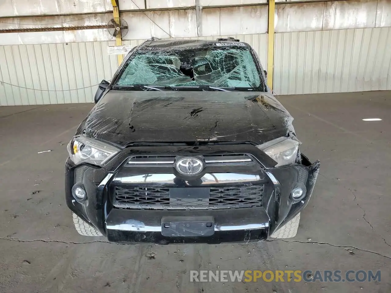 5 Фотография поврежденного автомобиля JTEEU5JR7N5271700 TOYOTA 4RUNNER 2022