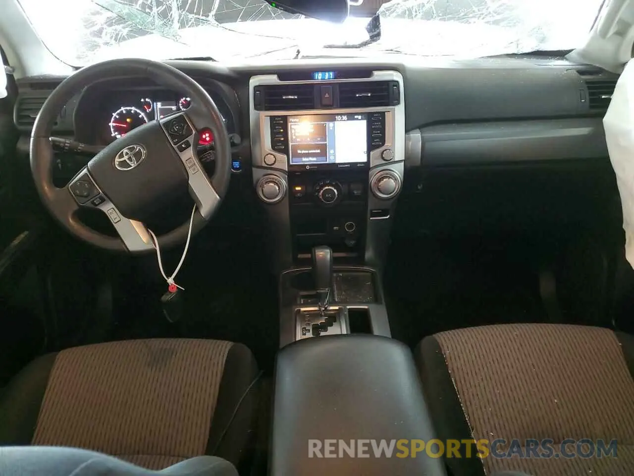 8 Фотография поврежденного автомобиля JTEEU5JR7N5271700 TOYOTA 4RUNNER 2022