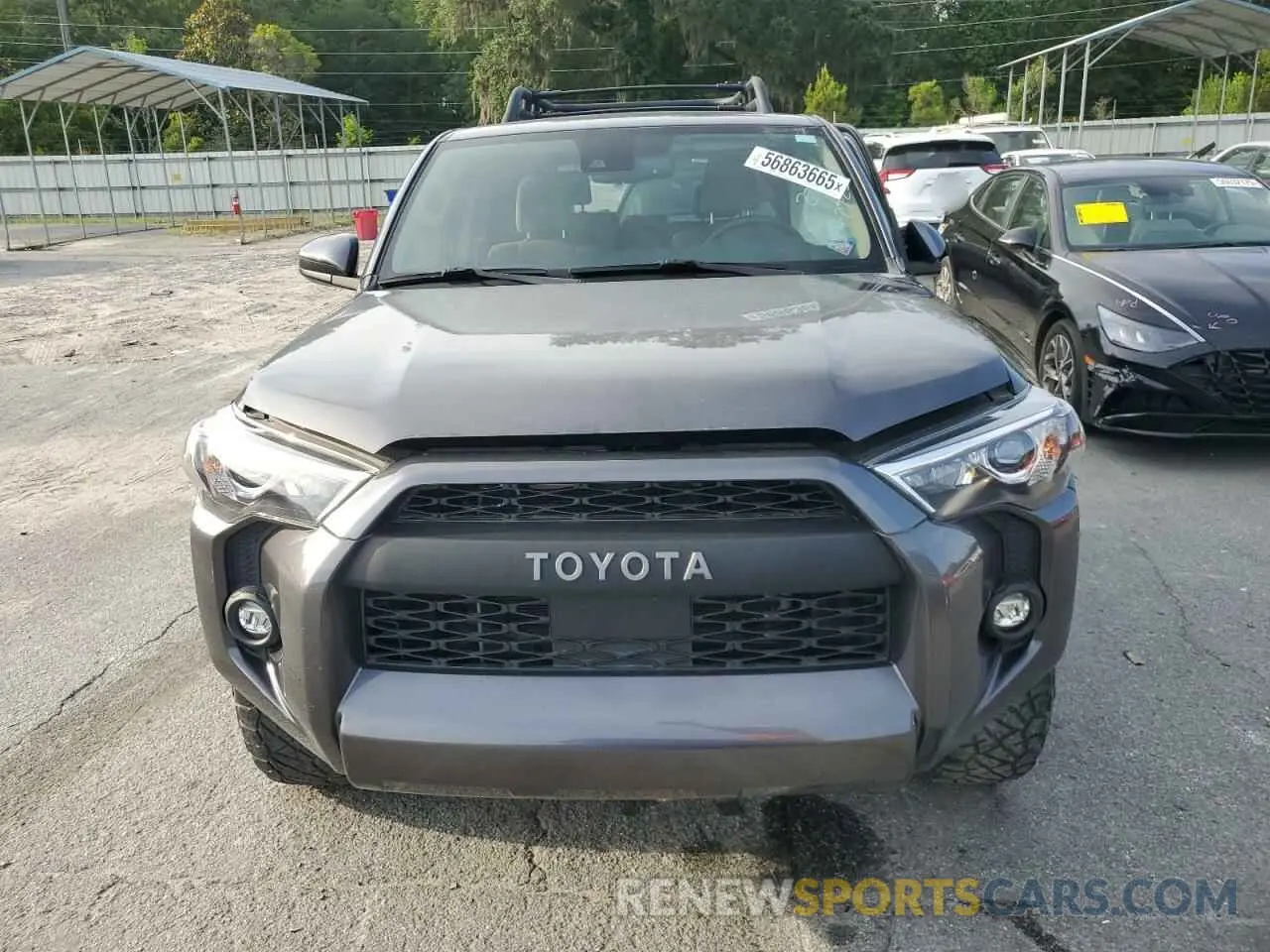 5 Photograph of a damaged car JTEEU5JRXN5276521 TOYOTA 4RUNNER 2022