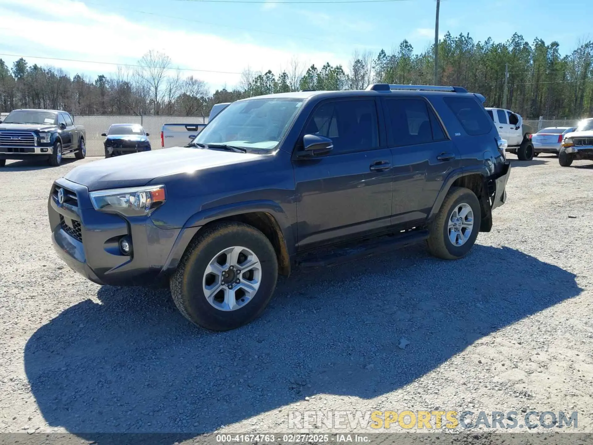 2 Фотография поврежденного автомобиля JTEFU5JR2N5269812 TOYOTA 4RUNNER 2022