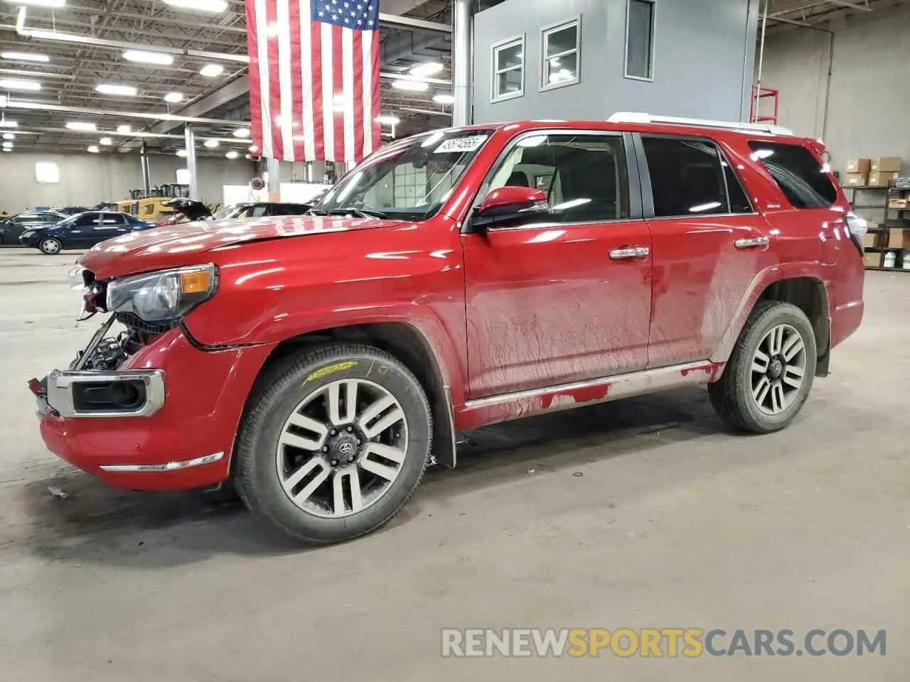 1 Фотография поврежденного автомобиля JTEKU5JR0N6045348 TOYOTA 4RUNNER 2022