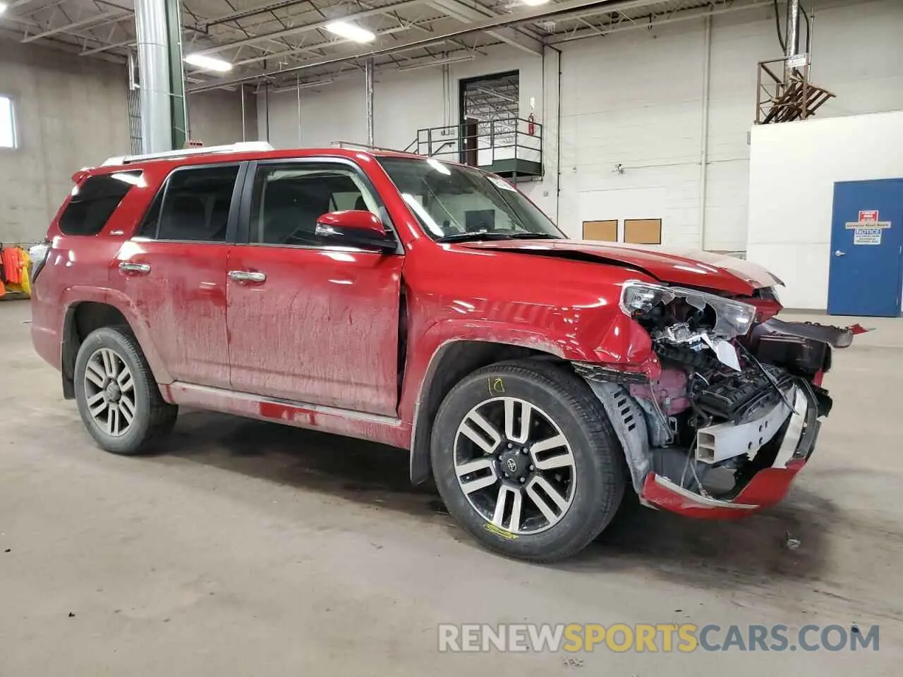 4 Фотография поврежденного автомобиля JTEKU5JR0N6045348 TOYOTA 4RUNNER 2022