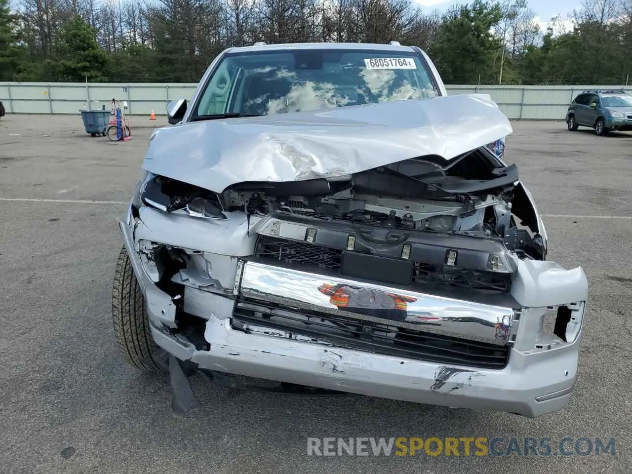 5 Фотография поврежденного автомобиля JTEKU5JR3N5977369 TOYOTA 4RUNNER 2022
