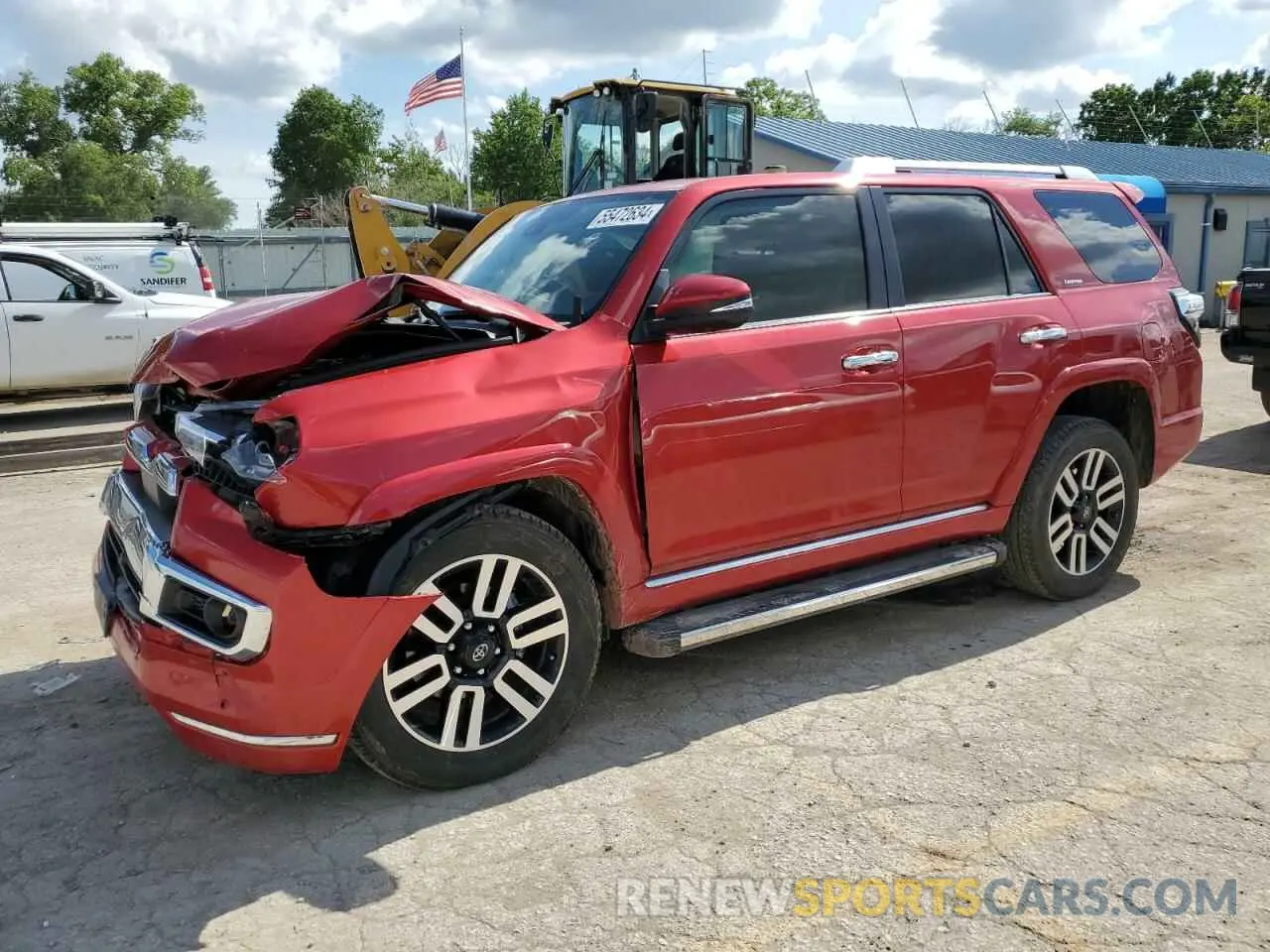 1 Фотография поврежденного автомобиля JTEKU5JR3N5993331 TOYOTA 4RUNNER 2022