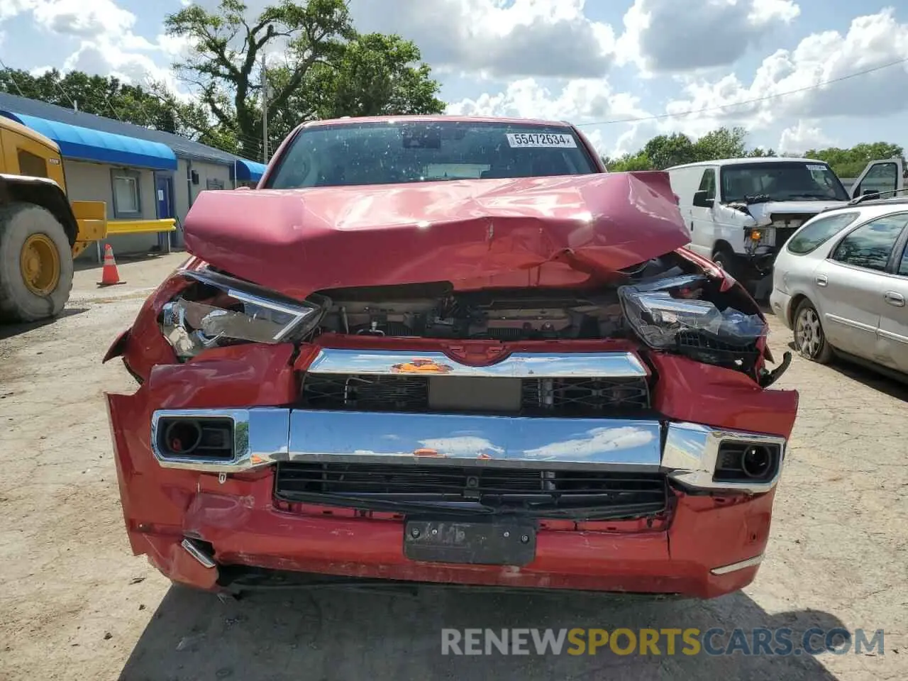 5 Фотография поврежденного автомобиля JTEKU5JR3N5993331 TOYOTA 4RUNNER 2022